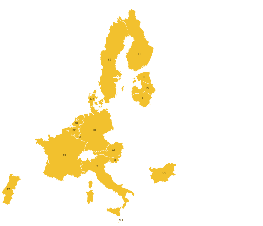 image Currently participating EU Member States (ratification completed)